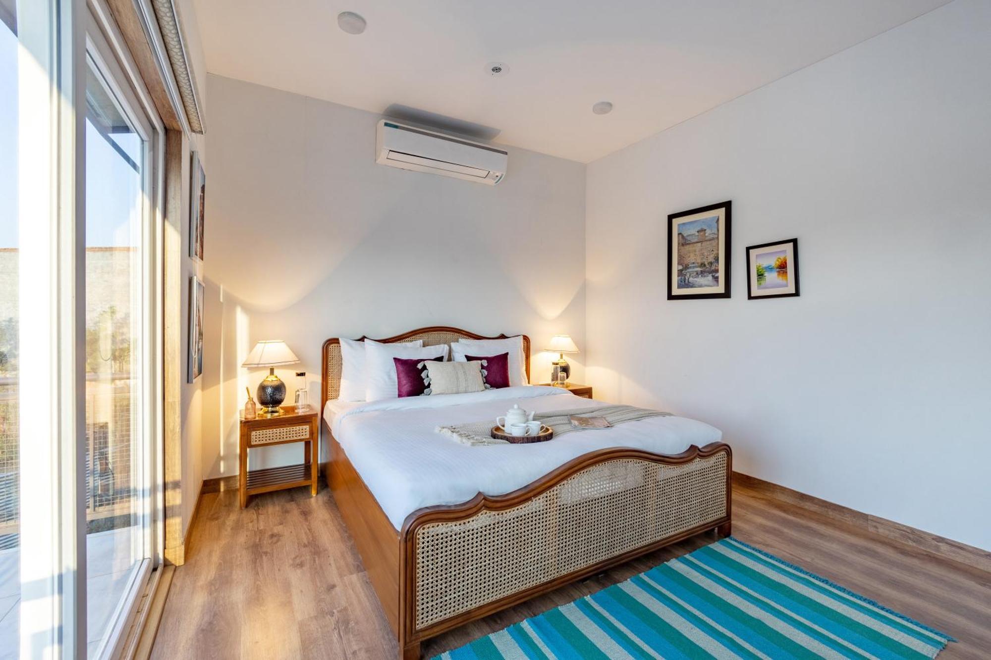 Elivaas Hidden Oasis 4Bhk With Pool, Mud House & Container House Villa Dhauj Ngoại thất bức ảnh