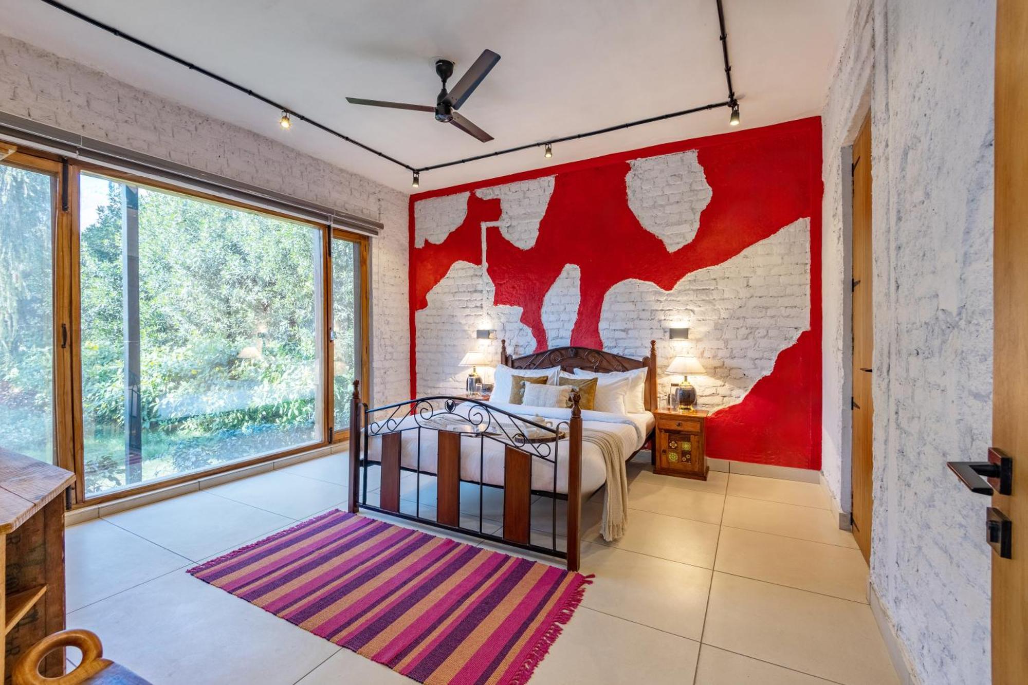 Elivaas Hidden Oasis 4Bhk With Pool, Mud House & Container House Villa Dhauj Ngoại thất bức ảnh