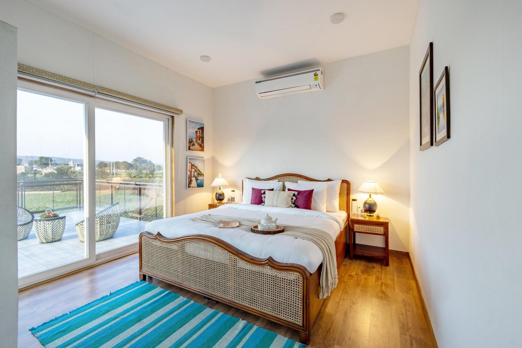 Elivaas Hidden Oasis 4Bhk With Pool, Mud House & Container House Villa Dhauj Ngoại thất bức ảnh